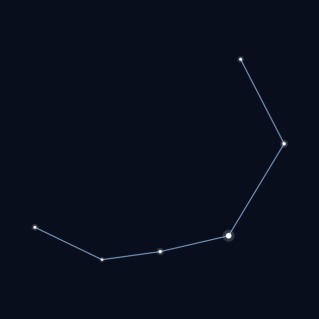 Corona Borealis star lines