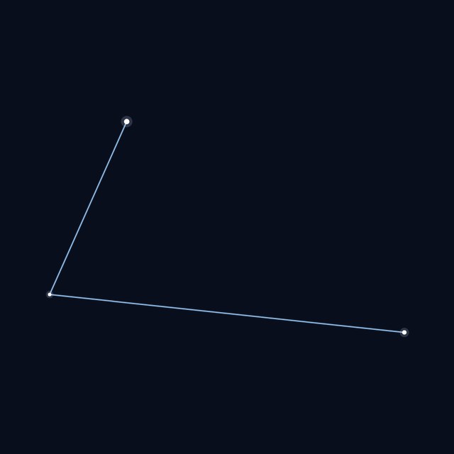 Crater star lines