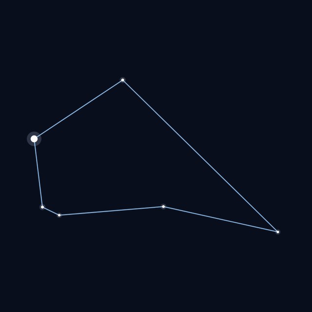 Piscis Austrinus star lines